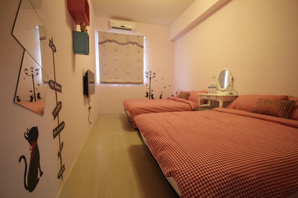 萩閣民宿sara'S House走路可到夜市近市區好停車 Hualien Chambre photo